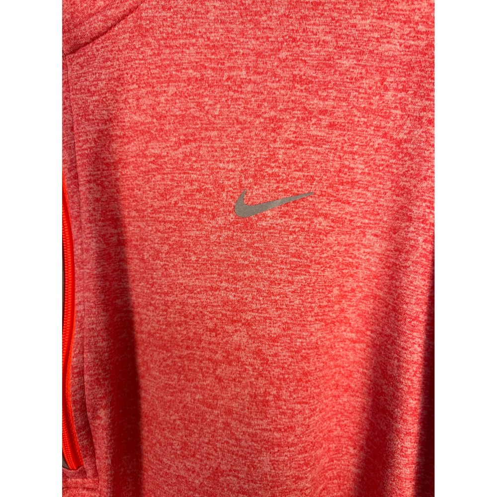 NIKE RUNNING Dri-FIT 1/2 Zip Pullover Women 1X Red Orange Athleisure Top - Picture 3 of 6